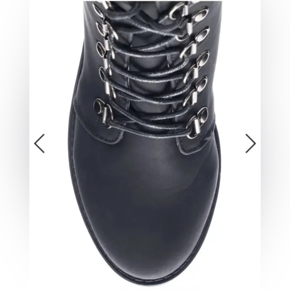 Dirty Laundry Iggy Lace Up Combat Women's Boots. Size 10 Black 3" Heel - Picture 2 of 7